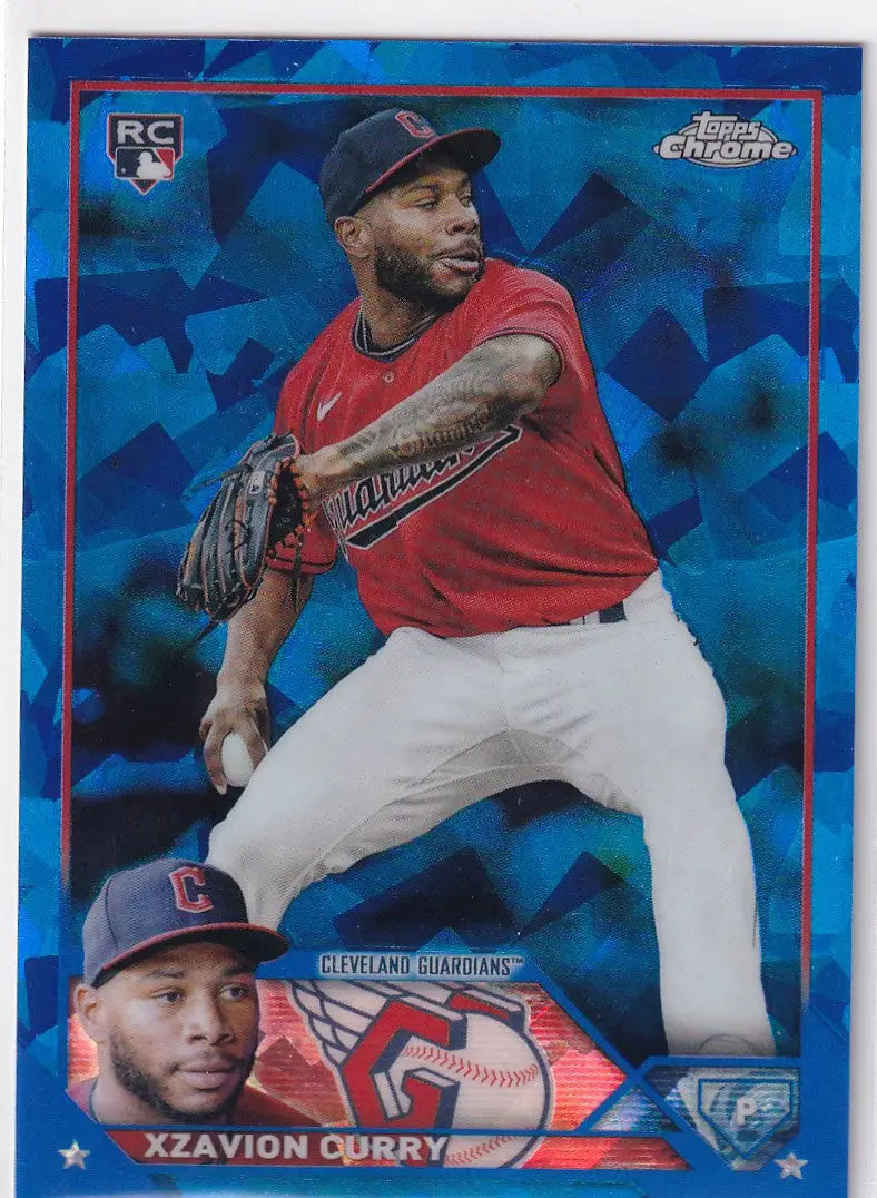 2023 TOPPS SAPPHIRE #513 XZAVION CURRY- CLEVELAND GUARDIANS - Baseball Card Single
