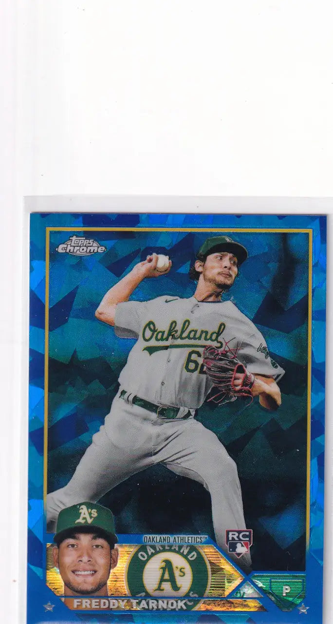 2023 TOPPS SAPPHIRE #608 FREDDY TARNOK- OAKLAND ATHLETICS - Baseball Card Single