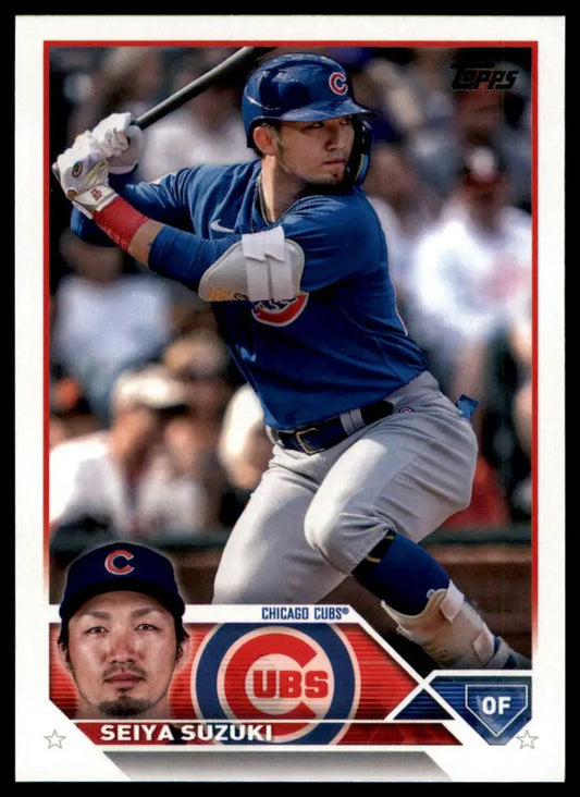 2023 Topps Seiya Suzuki 183 Chicago Cubs Baseball NM - Baseball Card Single