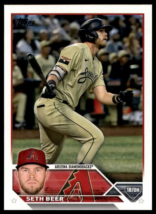 2023 Topps Seth Beer 105 Arizona Diamondbacks Baseball NM - Baseball Card Single