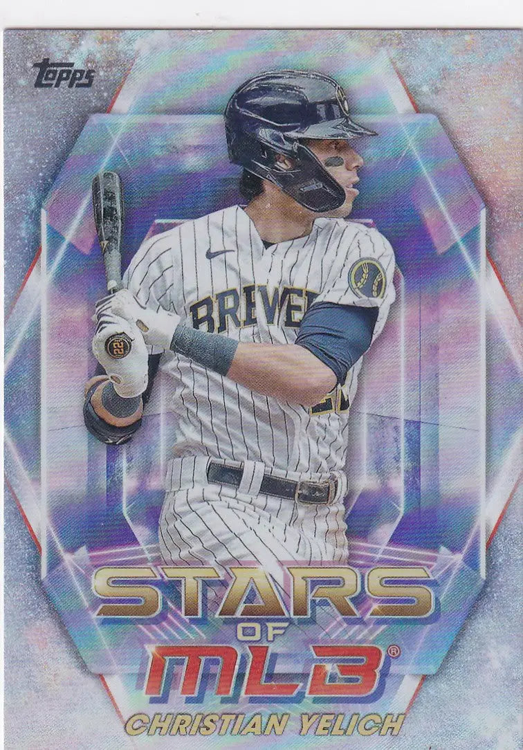2023 TOPPS #SMLB-11 CHRISTIAN YELICH STARS OF MLB- MILWAUKEE BREWERS - Baseball Card Single
