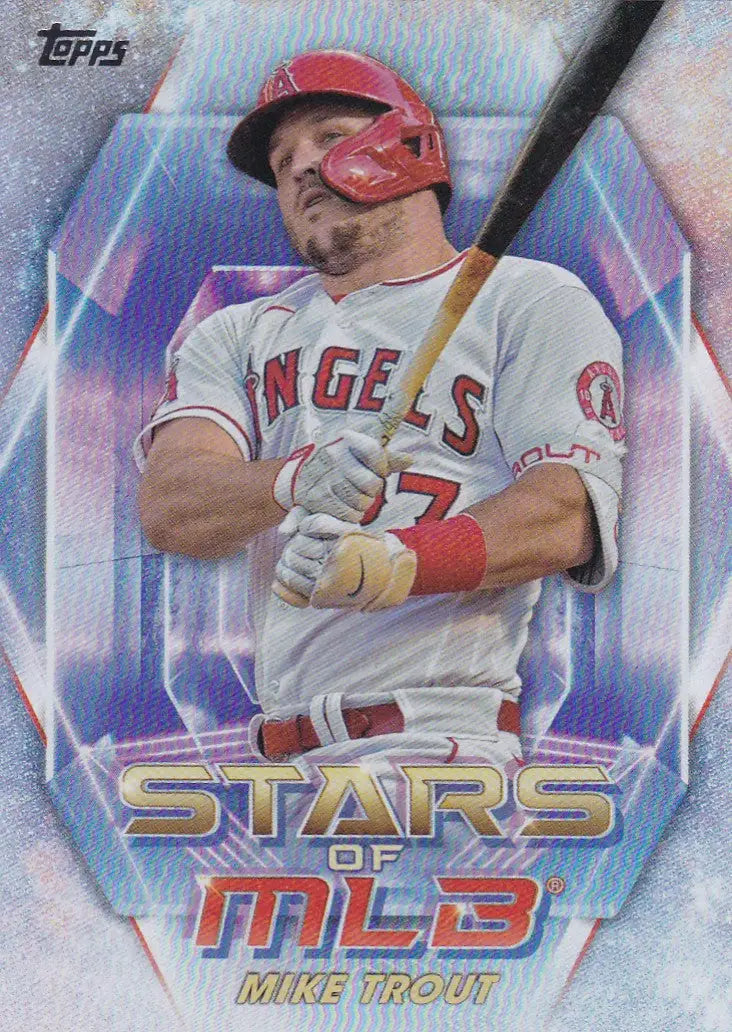 2023 TOPPS #SMLB-2 MIKE TROUT STARS OF MLB- ANGELS - Baseball Card Single