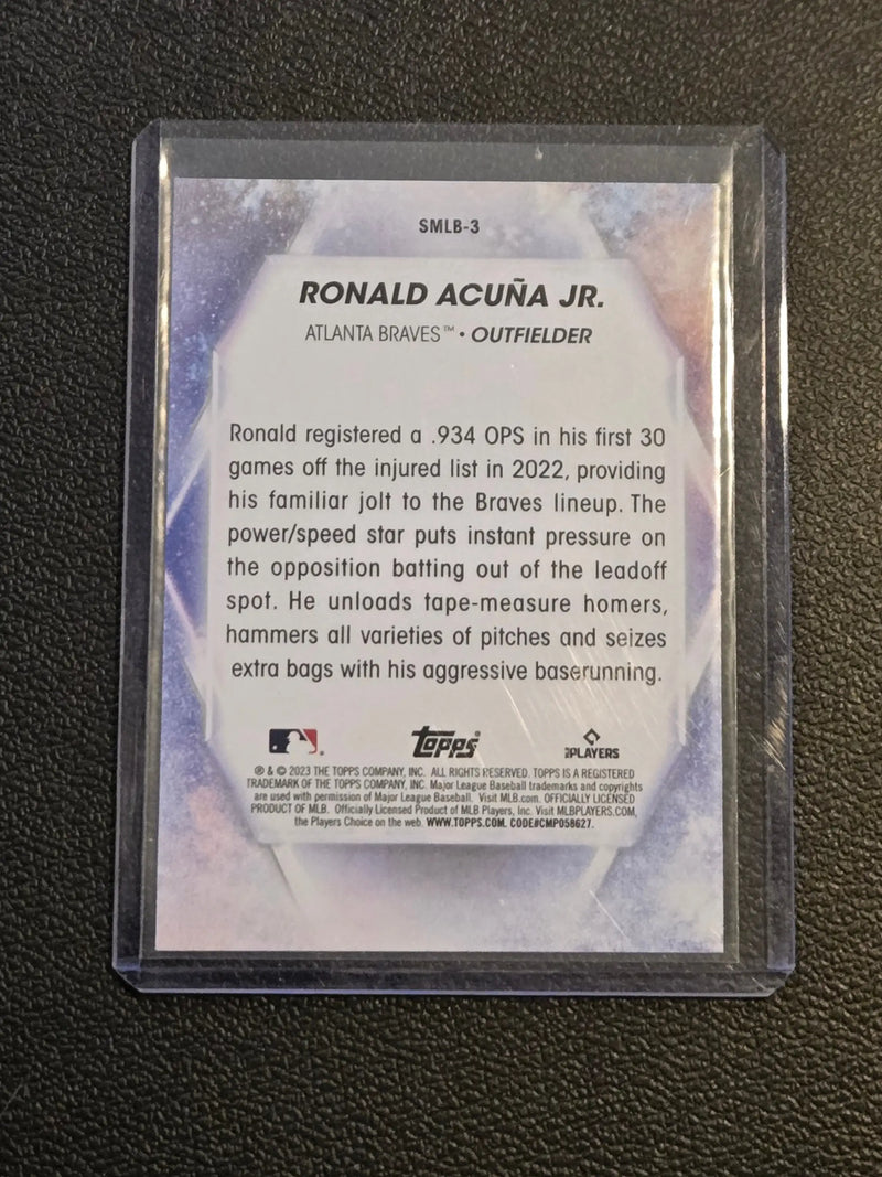 2023 Topps #SMLB-3 Ronald Acuña Jr. Stars of MLB - Baseball Card Single