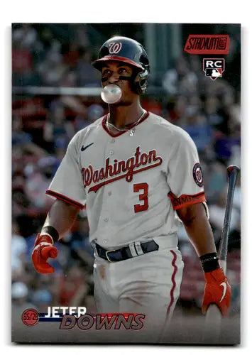 2023 Topps Stadium Club Red Foil #30 Jeter Downs NM-MT RC Rookie Nation ID:67928 - Baseball Card Single