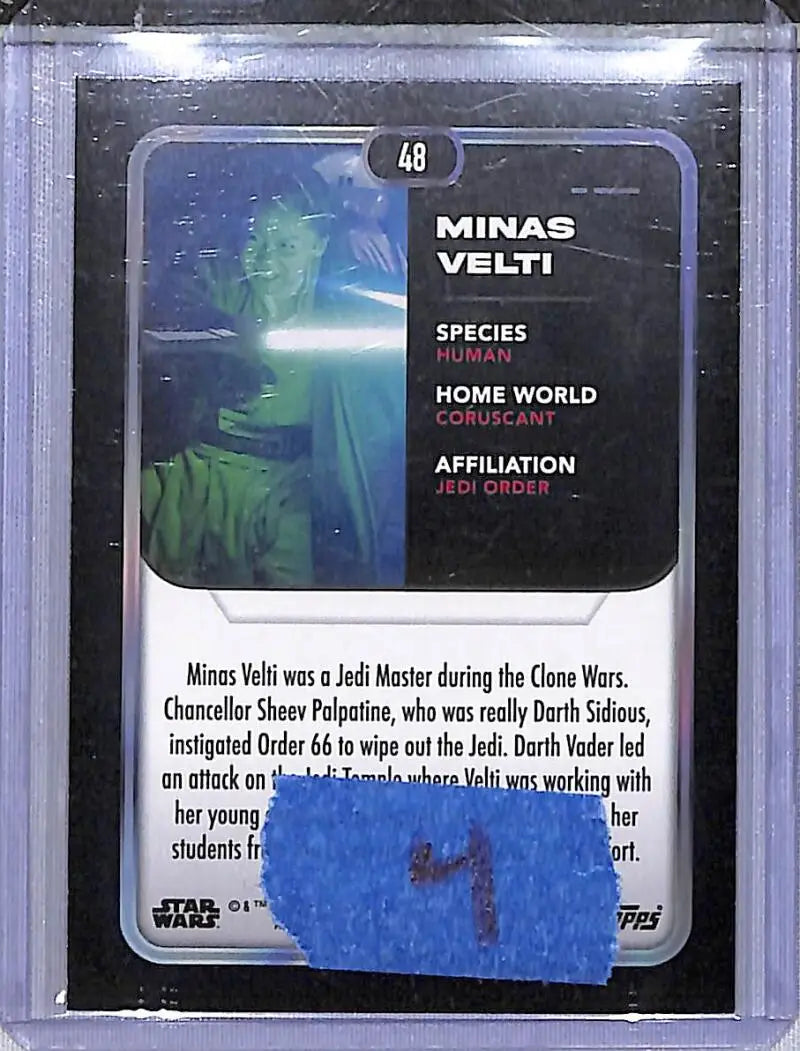 2023 Topps Star Wars #48 Minas Velti NM-MT - Star Wars Card Single