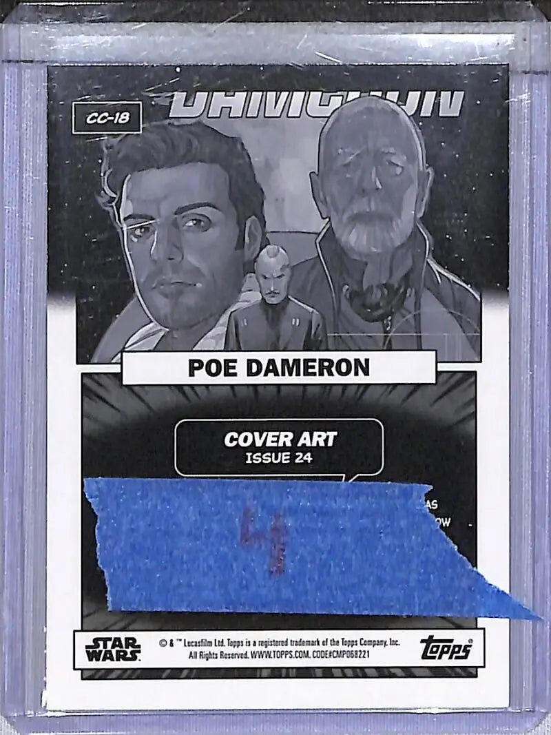 2023 Topps Star Wars Cover Art #CC-18 Poe Dameron NM-MT - Star Wars Card Single