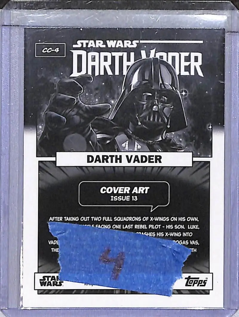 2023 Topps Star Wars Cover Art #CC-4 Darth Vader NM-MT - Star Wars Card Single