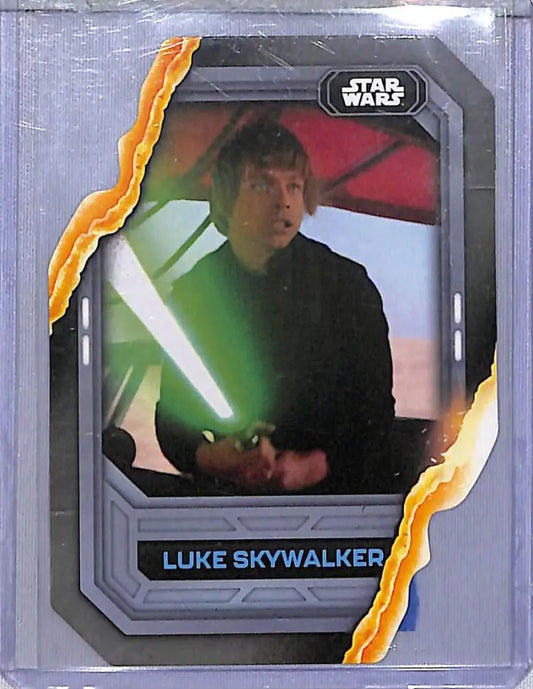 2023 Topps Star Wars Lightsaber Stylings Die-Cut #LS-1 Luke Skywalker NM-MT - Star Wars Card Single