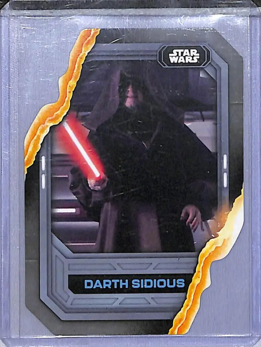 2023 Topps Star Wars Lightsaber Stylings Die-Cut #LS-16 Darth Sidious NM-MT - Star Wars Card Single