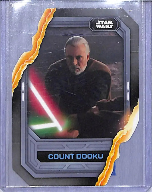 2023 Topps Star Wars Lightsaber Stylings #LS-14 Count Dooku NM-MT - Star Wars Card Single