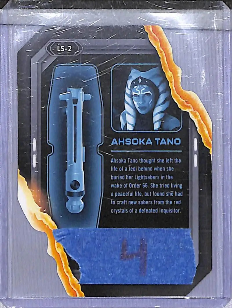 2023 Topps Star Wars Lightsaber Stylings #LS-2 Ahsoka Tano NM-MT - Star Wars Card Single