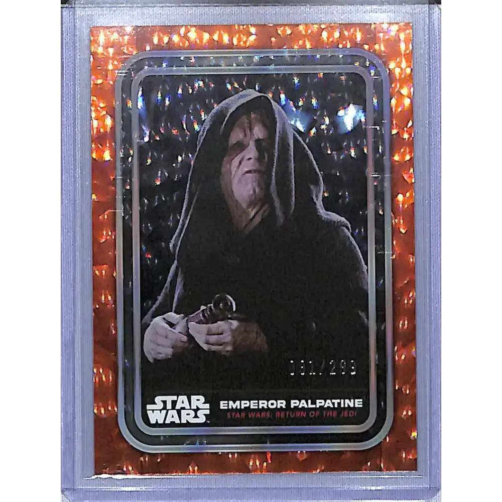 2023 Topps Star Wars Orange #100 Emperor Palpatine NM-MT 081/299 - Star Wars Card Single