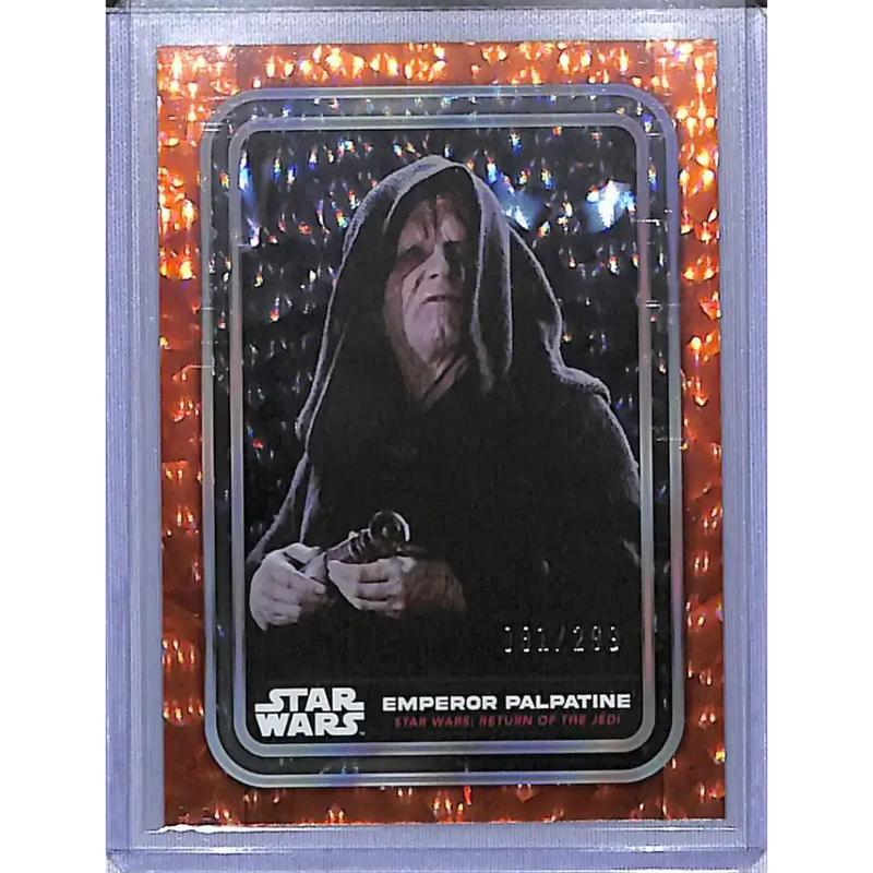 2023 Topps Star Wars Orange #100 Emperor Palpatine NM-MT 081/299 - Star Wars Card Single