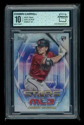 2023 Topps Stars of MLB Corbin Carroll #SMLB-34 RC Baseball Arena Club 10 - Baseball Card Single