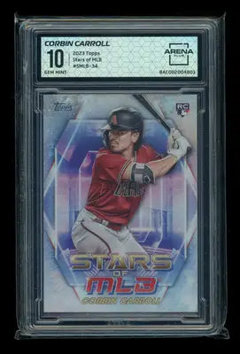 2023 Topps Stars of MLB Corbin Carroll #SMLB-34 RC Baseball Arena Club 10 - Baseball Card Single
