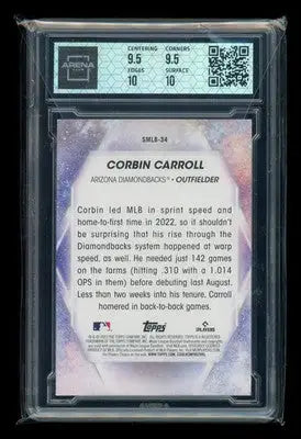 2023 Topps Stars of MLB Corbin Carroll #SMLB-34 RC Baseball Arena Club 10