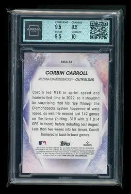 2023 Topps Stars of MLB Corbin Carroll #SMLB-34 RC Baseball Arena Club 10 - Baseball Card Single