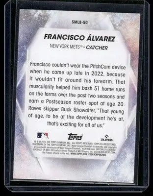 2023 Topps Stars of MLB Francisco Álvarez #SMLB-50 RC Baseball