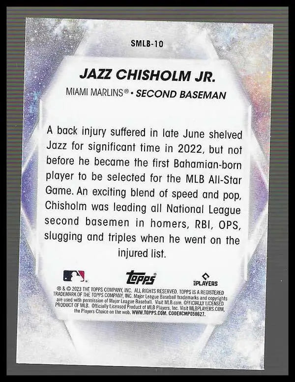 2023 Topps - Stars of MLB #SMLB-18 Wander Franco Near Mint - Baseball Card Single