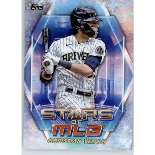 2023 Topps Stars of the MLB #SMLB-11 Christian Yelich NM-MT Milwaukee Brewers Baseball Card - Baseball Card Single