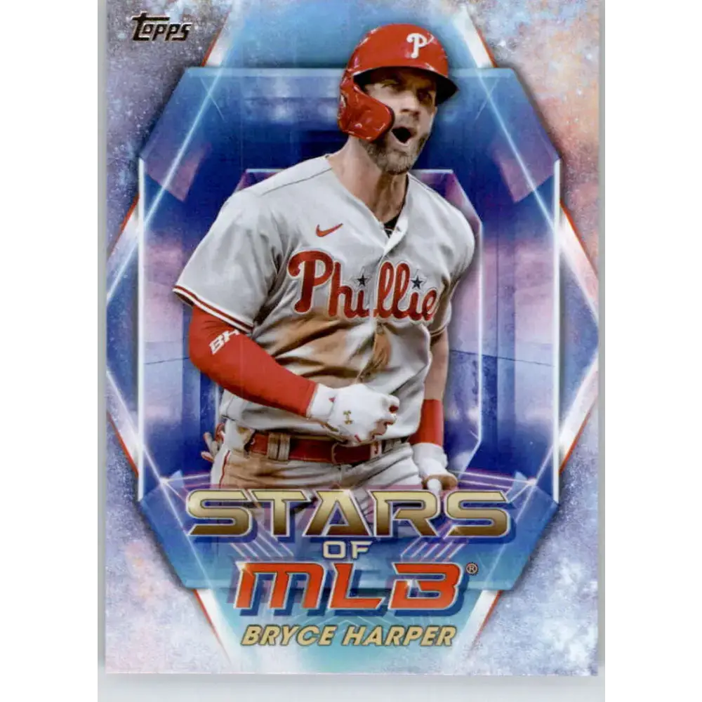 2023 Topps Stars of the MLB #SMLB-14 Bryce Harper NM-MT Philadelphia Phillies Baseball Card - Baseball Card Single