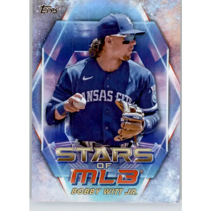 2023 Topps Stars of the MLB #SMLB-17 Bobby Witt Jr. NM-MT Kansas City Royals Baseball Card - Baseball Card Single