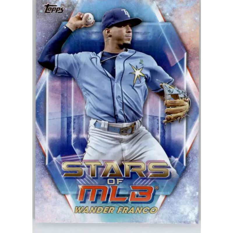 2023 Topps Stars of the MLB #SMLB-18 Wander Franco NM-MT Tampa Bay Rays Baseball Card - Baseball Card Single