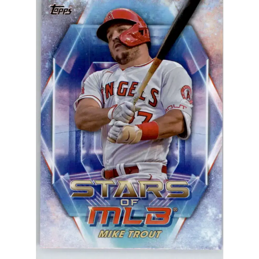 2023 Topps Stars of the MLB #SMLB-2 Mike Trout NM-MT Los Angeles Angels Baseball Card - Baseball Card Single