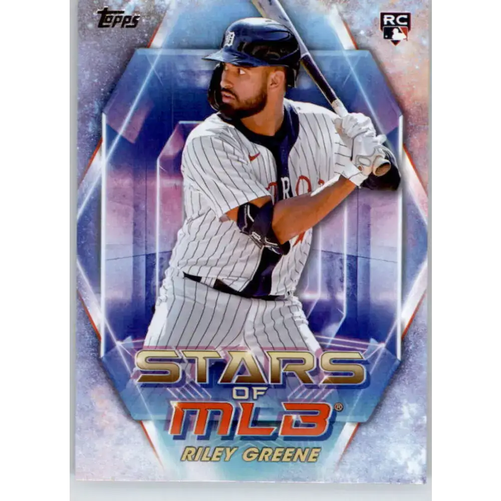 2023 Topps Stars of the MLB #SMLB-26 Riley Greene NM-MT Detroit Tigers Baseball Card - Baseball Card Single