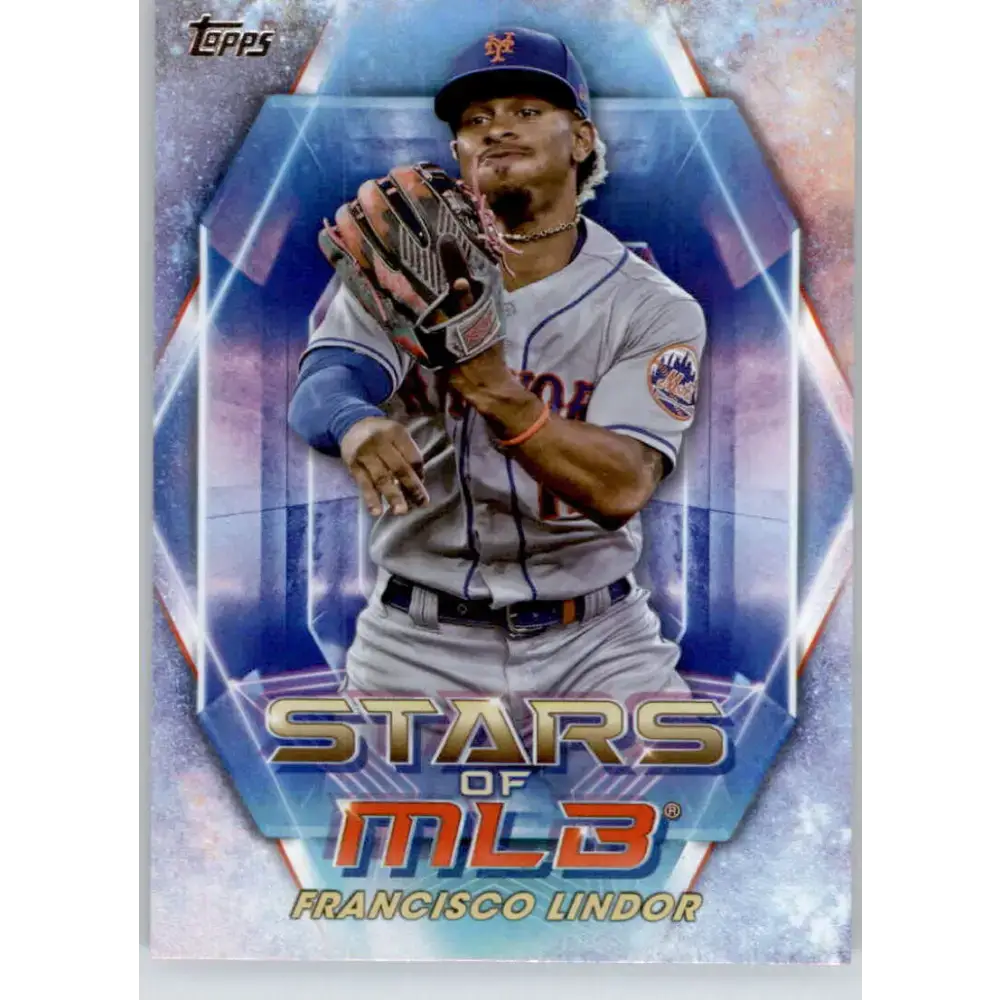 2023 Topps Stars of the MLB #SMLB-28 Francisco Lindor NM-MT New York Mets Baseball Card - Baseball Card Single