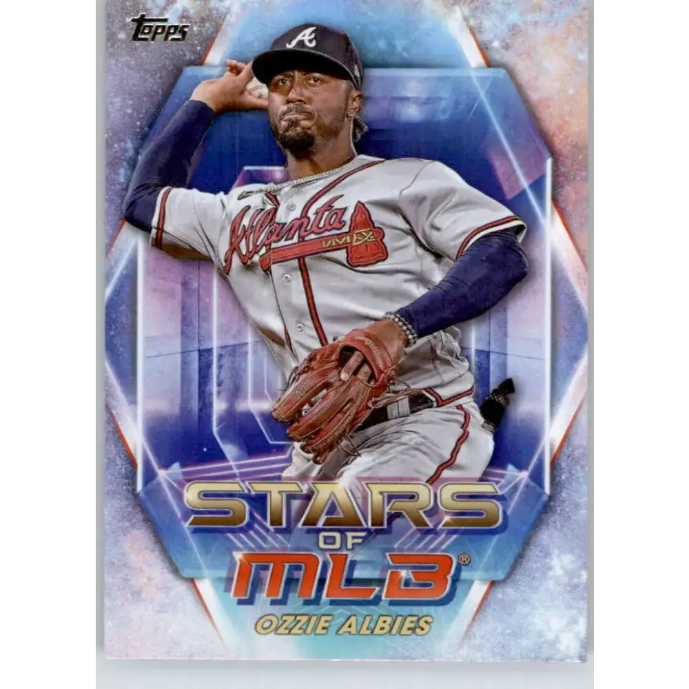 2023 Topps Stars of the MLB #SMLB-29 Ozzie Albies NM-MT Atlanta Braves Baseball Card - Baseball Card Single