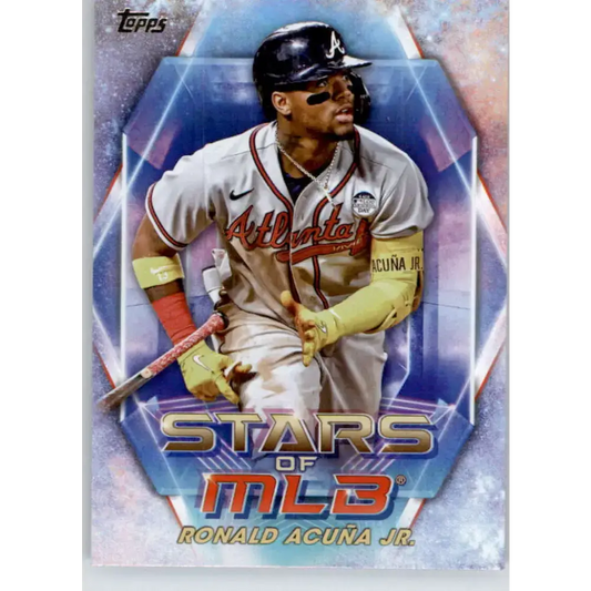 2023 Topps Stars of the MLB #SMLB-3 Ronald Acuna Jr. NM-MT Atlanta Braves Baseball Card - Baseball Card Single