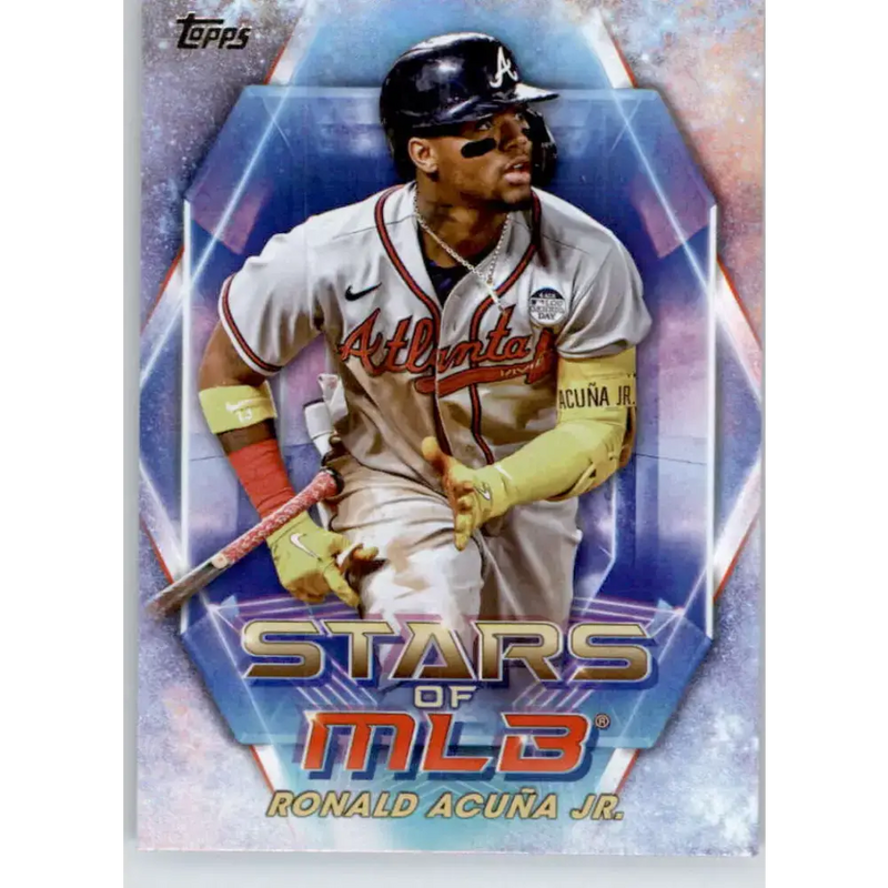 2023 Topps Stars of the MLB #SMLB-3 Ronald Acuna Jr. NM-MT Atlanta Braves Baseball Card - Baseball Card Single