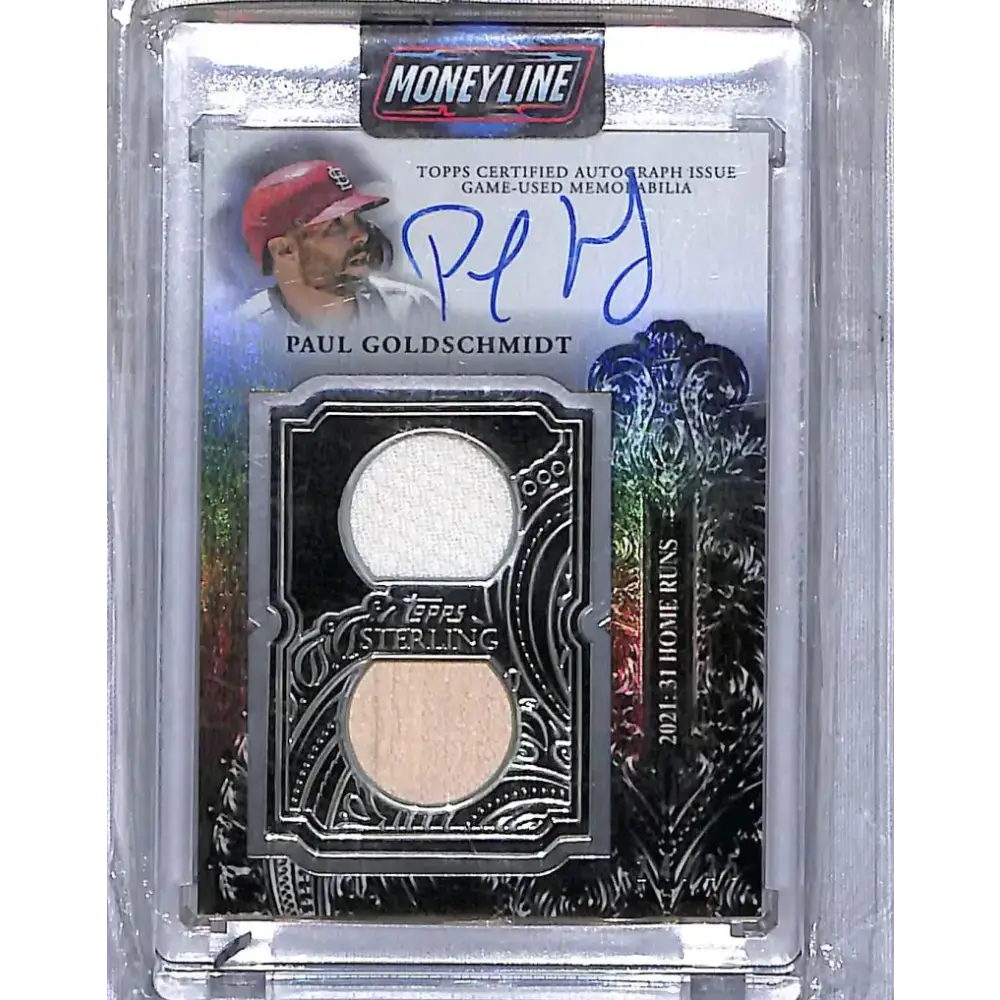 2023 Topps Sterling Swings #SWAR-PG2 Paul Goldschmidt NM-MT Auto St. Louis Cardinals - Baseball Card Single
