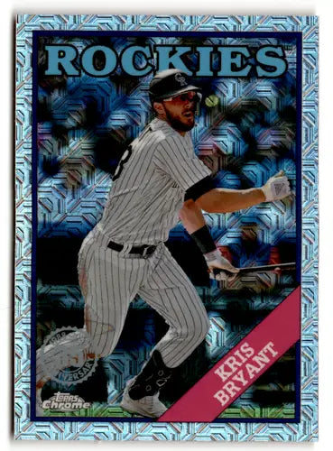 Kris Bryant baseball card from 2023 Topps Mojo Silver Pack Silver Pack Rockies