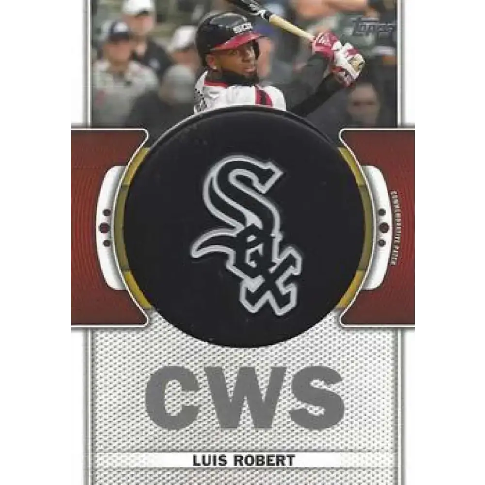 2023 Topps Team Logo Commemorative Patch #TLP-LR Luis Robert NM-MT MEM Chicago White Sox - Sports Memorabilia
