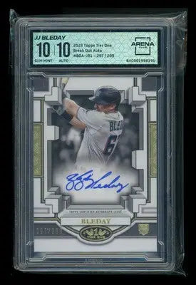 2023 Topps Tier One Break Out Auto JJ Bleday #BOA-JB1 297/299 Autograph AC 10 - Baseball Card Single