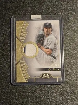 2023 Topps Tier One #T1R-GC Gerrit Cole Tier One Relics (Design A) - Baseball Card Single