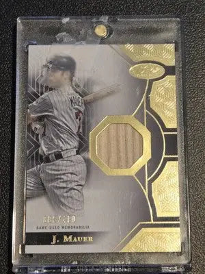 2023 Topps Tier One #T1R-JMA Joe Mauer Tier One Relics (Design B) 008/400 - Baseball Card Single