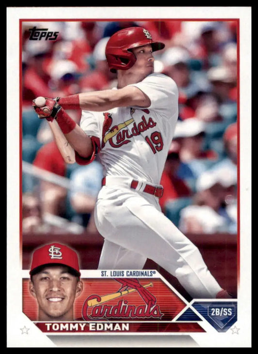 2023 Topps Tommy Edman 294 St. Louis Cardinals NM - Baseball Card Single