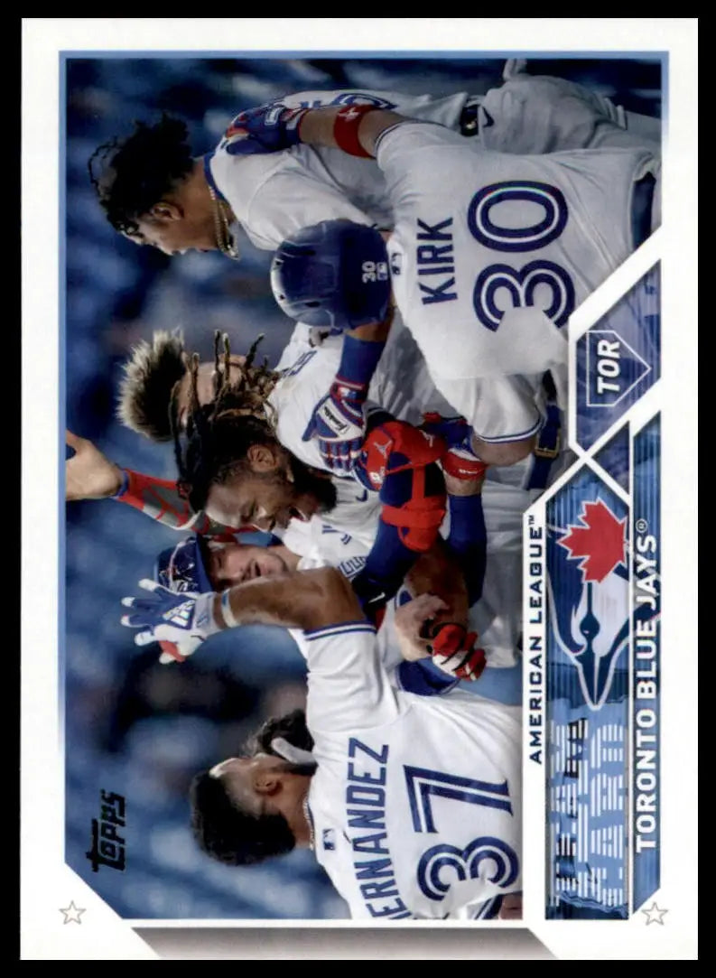 2023 Topps Toronto Blue Jays 84 Toronto Blue Jays Baseball NM - Baseball Card Single