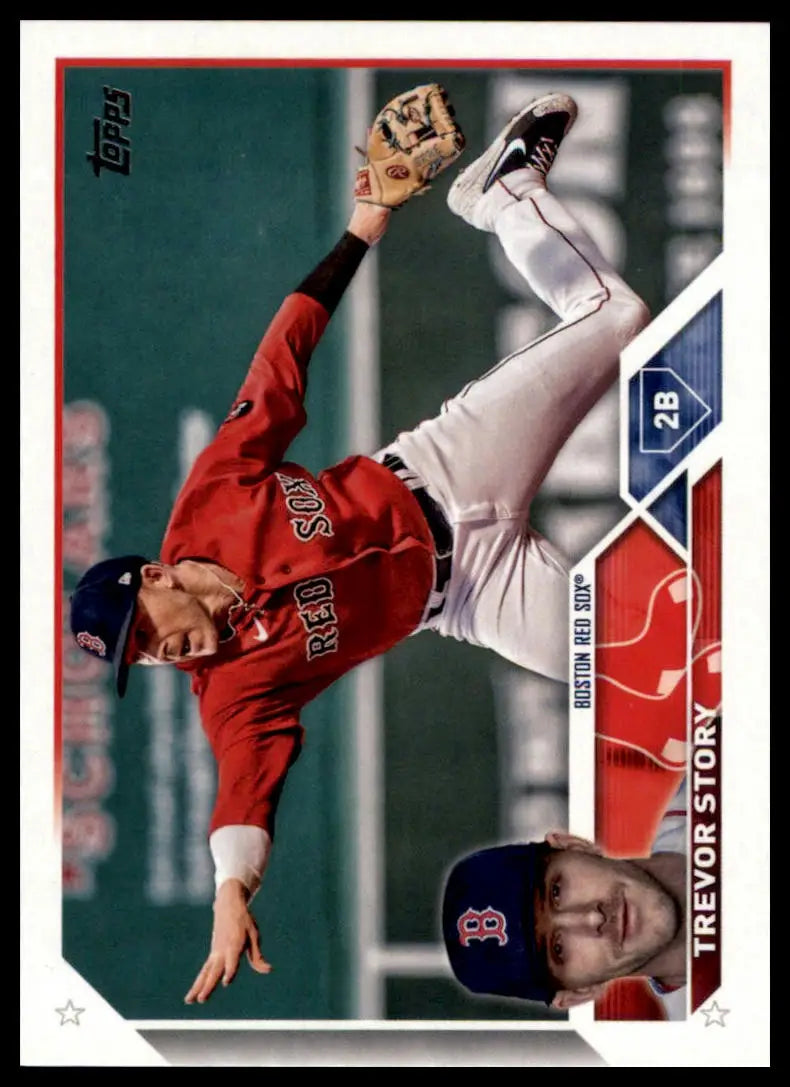 2023 Topps Trevor Story 10 Boston Red Sox Baseball NM - Baseball Card Single