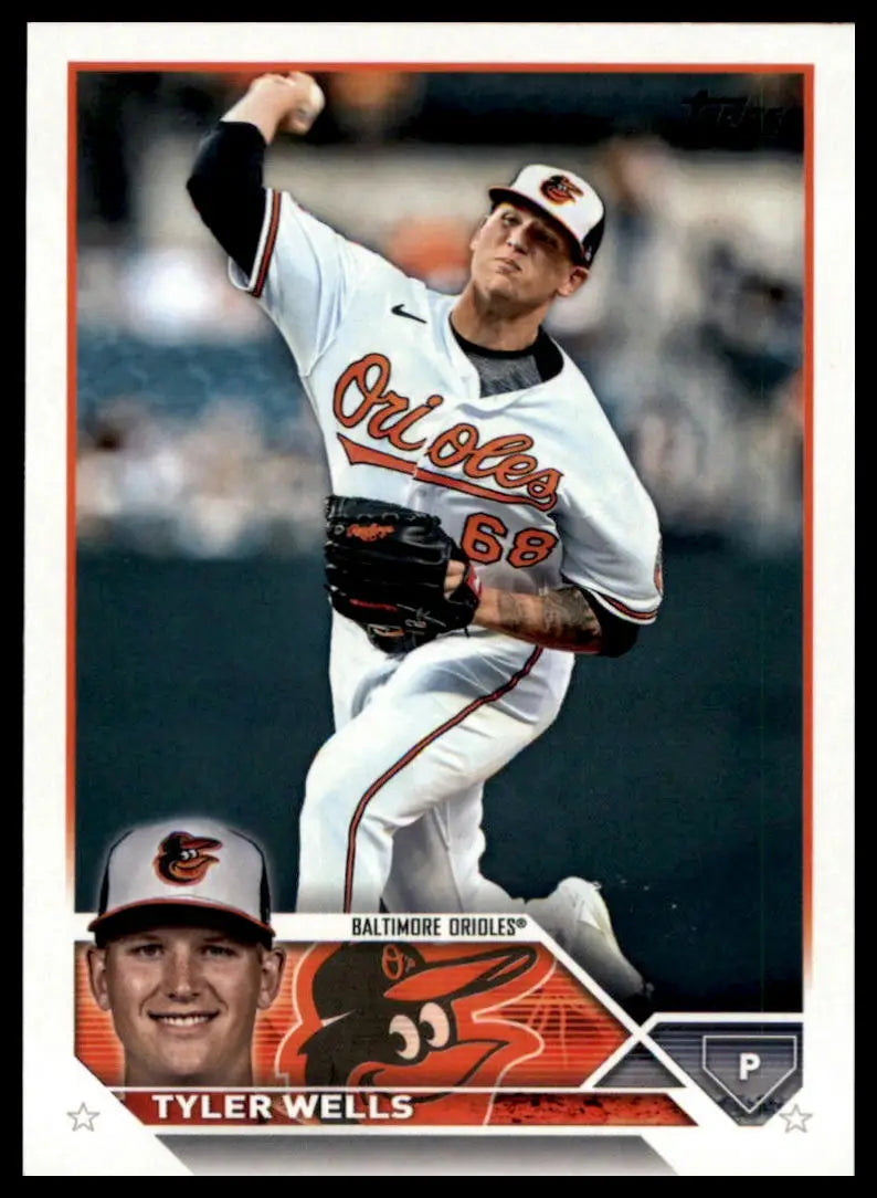 2023 Topps Tyler Wells 151 Baltimore Orioles Baseball NM - Baseball Card Single