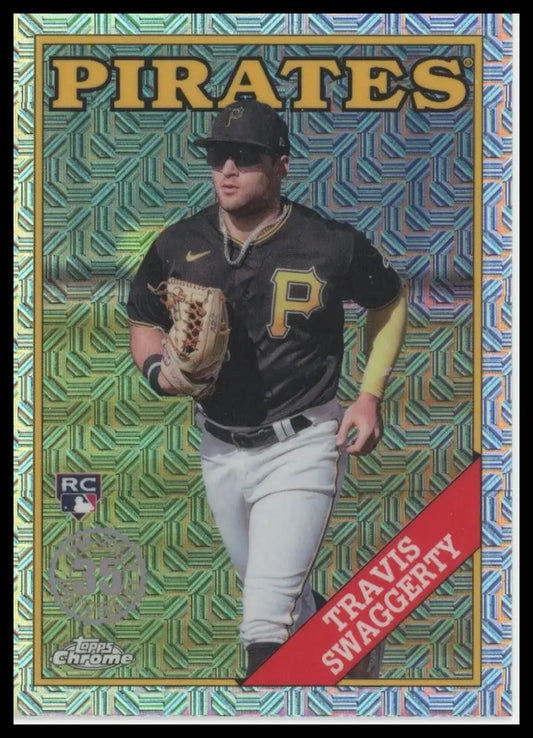 2023 Topps Update - 1988 35th Anniversary Chrome Travis Swaggerty T88CU-10 NM - Baseball Card Single