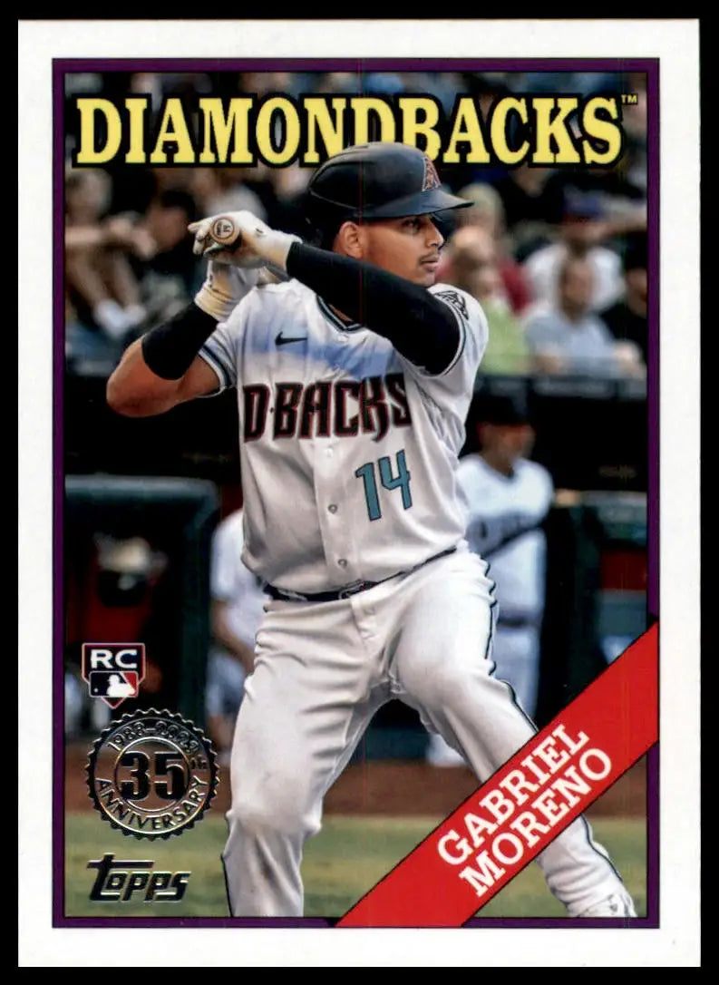 2023 Topps Update - 1988 Topps Baseball 35th Anniversary Complete Your Set You - 88US-4 Gabriel Moreno - Baseball Card