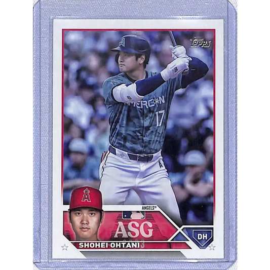 2023 Topps Update All-Star Game #ASG-6 Shohei Ohtani NM-MT Los Angeles Angels
