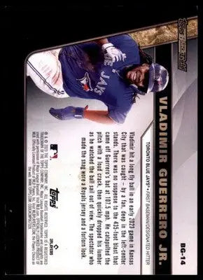 2023 Topps Update - Topps Black Gold Vladimir Guerrero Jr. BG-14 Blue Jays NM - Baseball Card Single