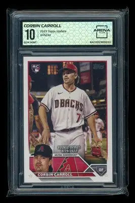 2023 Topps Update Corbin Carroll #US244 RC Baseball Arena Club 10 - Baseball Card Single