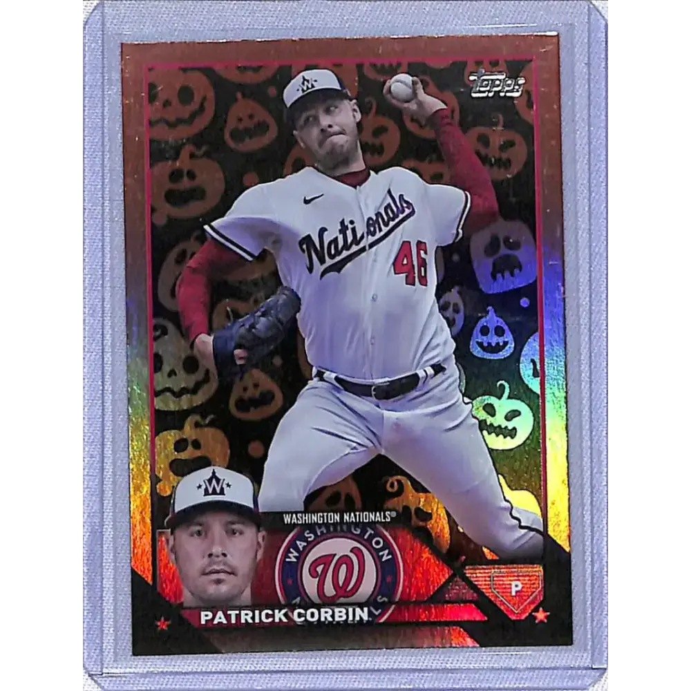2023 Topps Update Pumpkin #US172 Patrick Corbin NM-MT Washington Nationals - Baseball Card Single