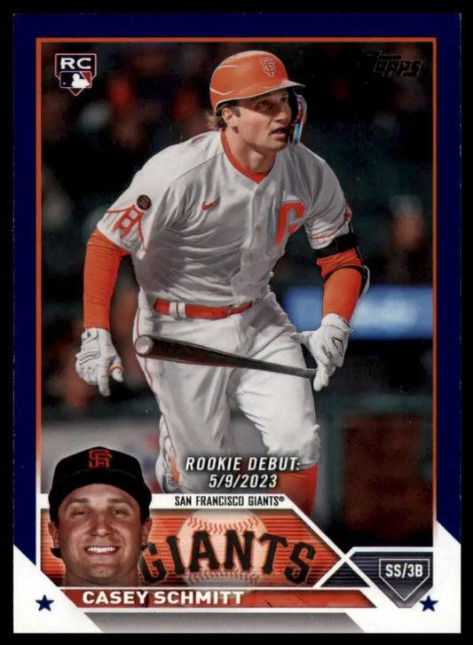 2023 Topps Update - Royal Blue #1-250 Complete Your Set You Choose Pick MLB NM - US198 Casey Schmitt - Baseball Card